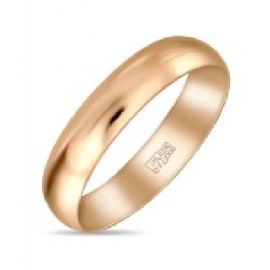 Обручальное кольцо R01-R-040-185-М12275 - Ювелирный салон Московский ювелирный завод
