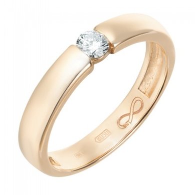 Обручальное кольцо R01-WED-00022-М12283 - Ювелирный салон Московский ювелирный завод