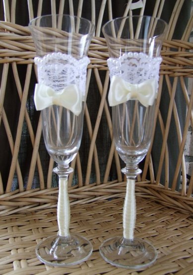 Свадебные бокалы С79778 - Салон свадебных аксессуаров С Праздни4ком!